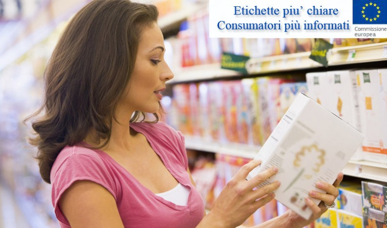 Norme UE: etichette più chiare, consumatori più informati
