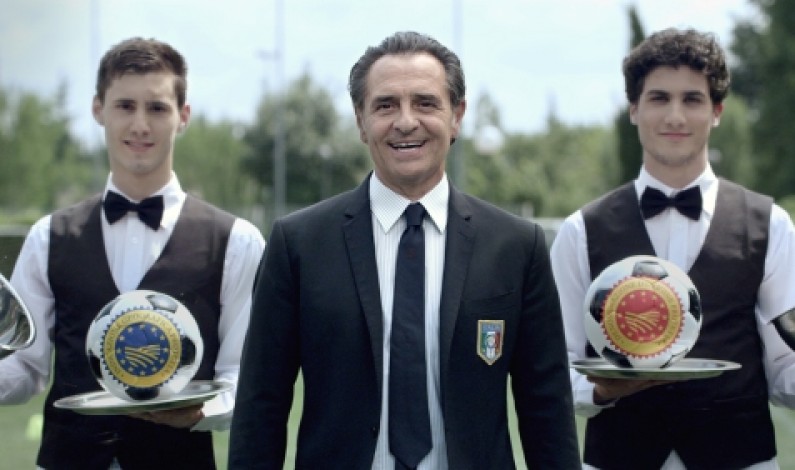 Parte la campagna “#iomangioitaliano” con il ct Prandelli e la nazionale di calcio
